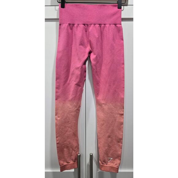 Gymshark Ombre Pink Seamless Leggings Small - Picture 6 of 15